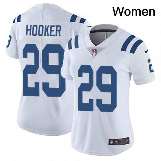 Womens Nike Indianapolis Colts 29 Malik Hooker Elite White NFL Jersey